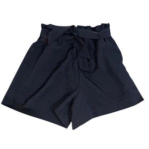 FRANCESCAS BLACK HIGH WASTED SHORTS